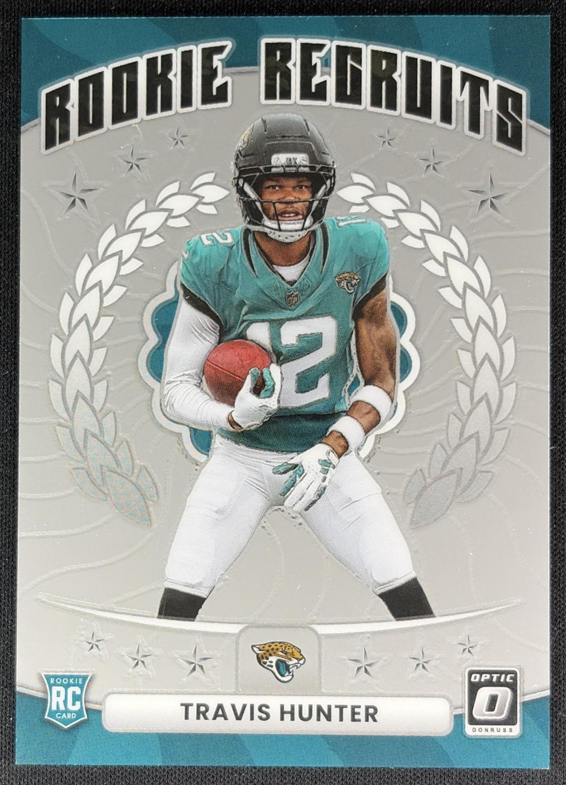 Travis Hunter 2025 Panini Donruss Optic Rookie Recruits Jaguars Sports Trading Cards