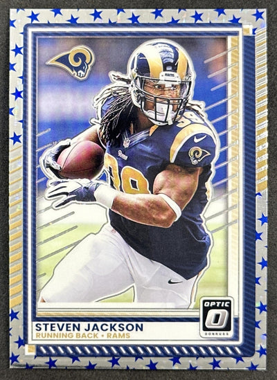 Steven Jackson 2025 Panini Donruss Optic Stars Prizm Rams Default Title Sports Trading Cards