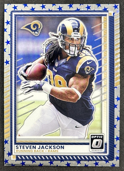 Steven Jackson 2025 Panini Donruss Optic Stars Prizm Rams Default Title Sports Trading Cards