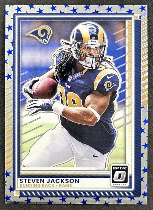Steven Jackson 2025 Panini Donruss Optic Stars Prizm Rams Default Title Sports Trading Cards
