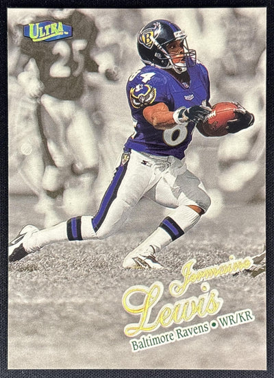 Jermaine Lewis 1998 Fleer Ultra Gold Medallion Ravens Sports Trading Cards