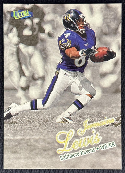 Jermaine Lewis 1998 Fleer Ultra Gold Medallion Ravens - Front