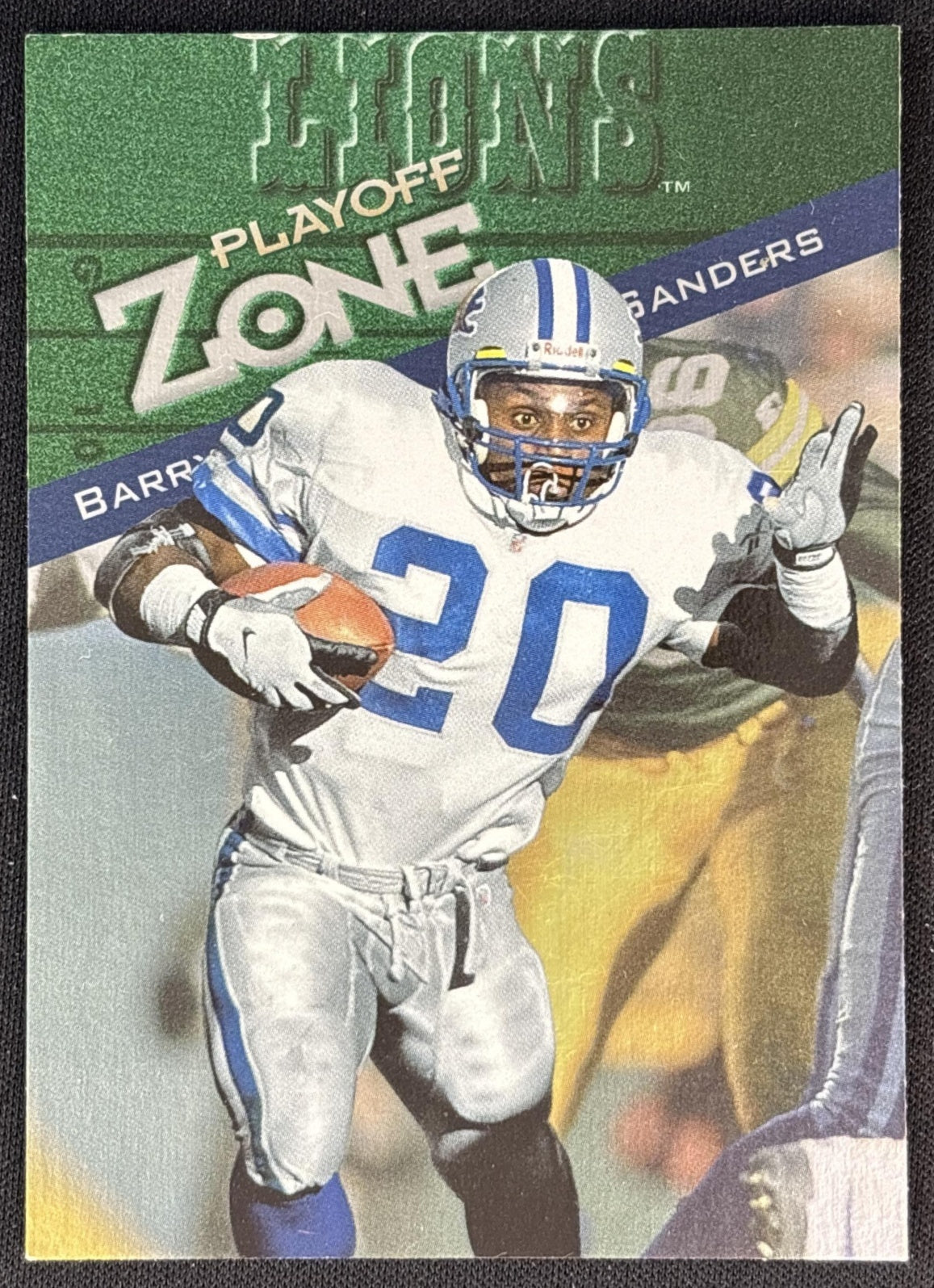 Barry Sanders 1997 Playoff Zone Lions