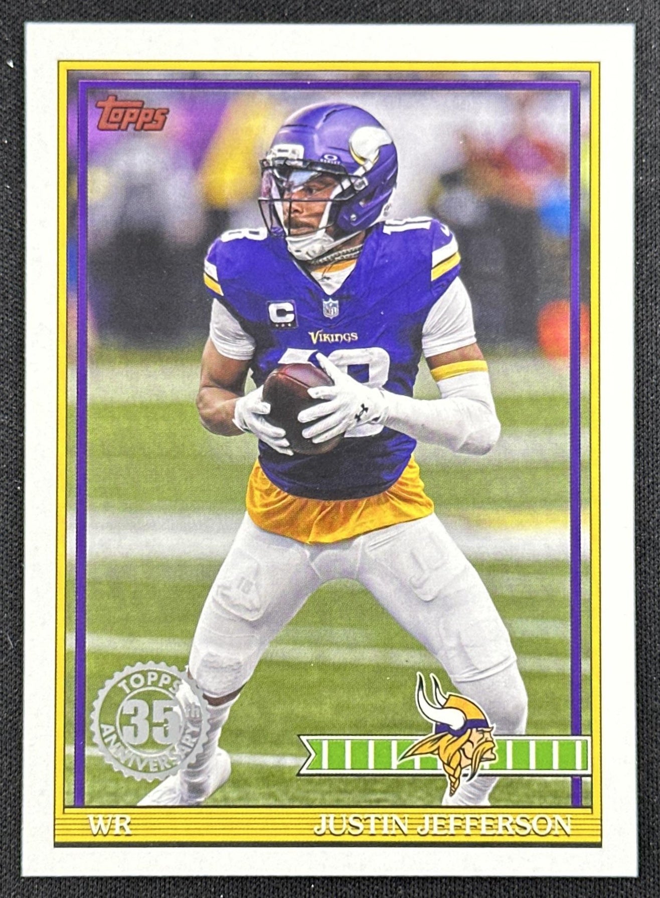 Justin Jefferson 2026 Topps Flagship 1991 Vikings