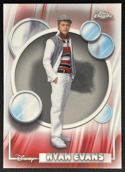 Ryan Evans 2026 Topps Chrome Disney High School Musical front