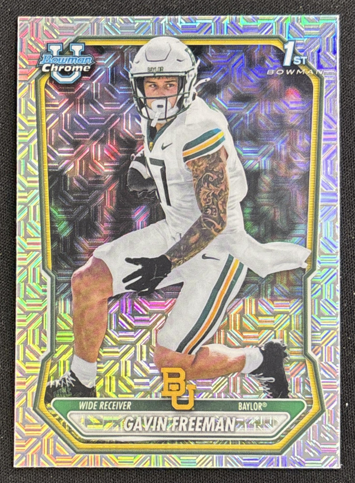 Gavin Freeman 2026 Bowman Chrome Prospects Mojo Refractor Bears