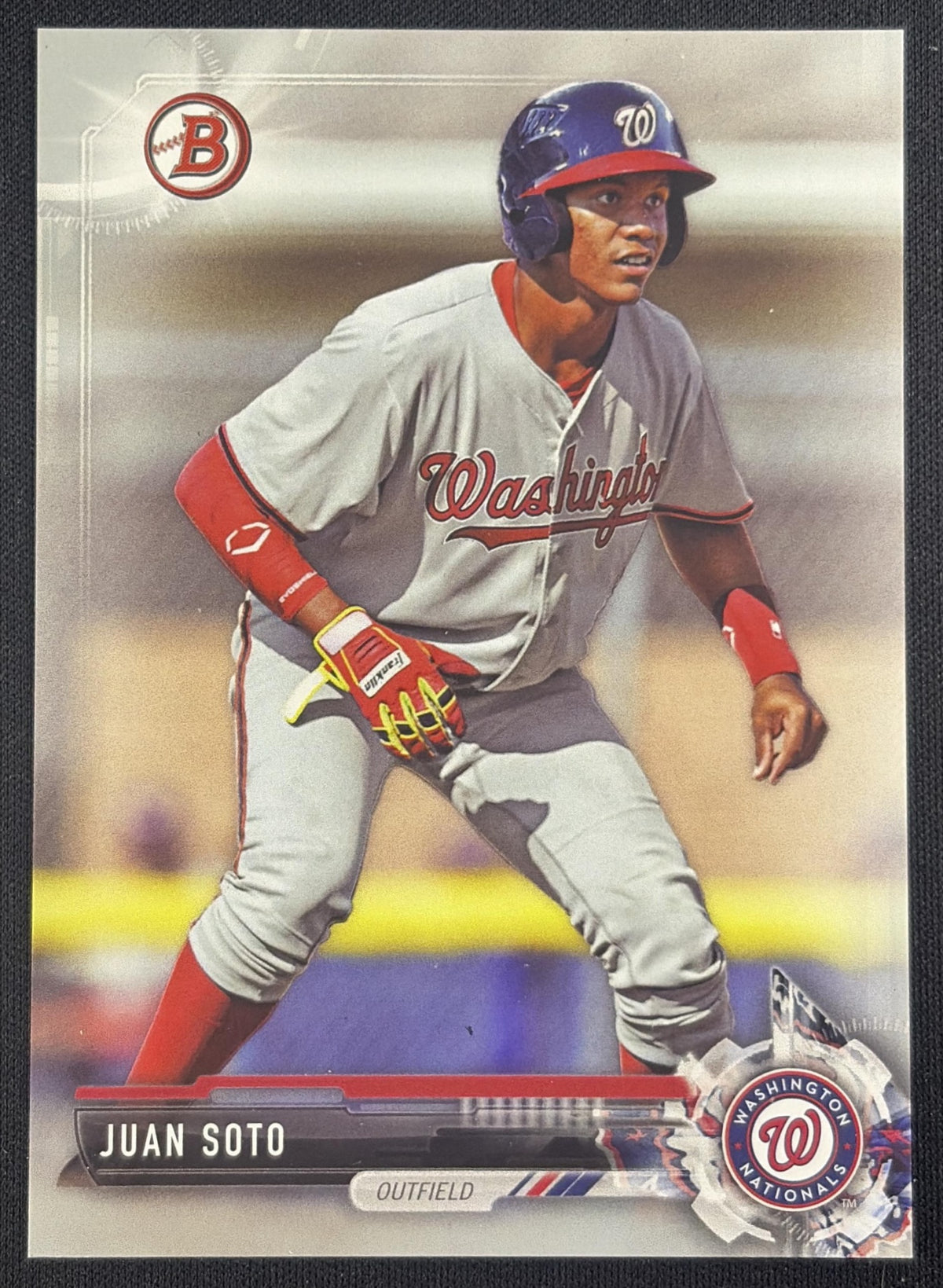 Juan Soto 2017 Bowman Draft Silver /499 Nationals Sports Trading Card
