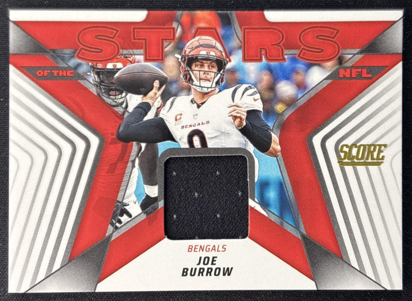 Joe Burrow 2025 Panini Score Stars of the NFL Jersey Bengals Front