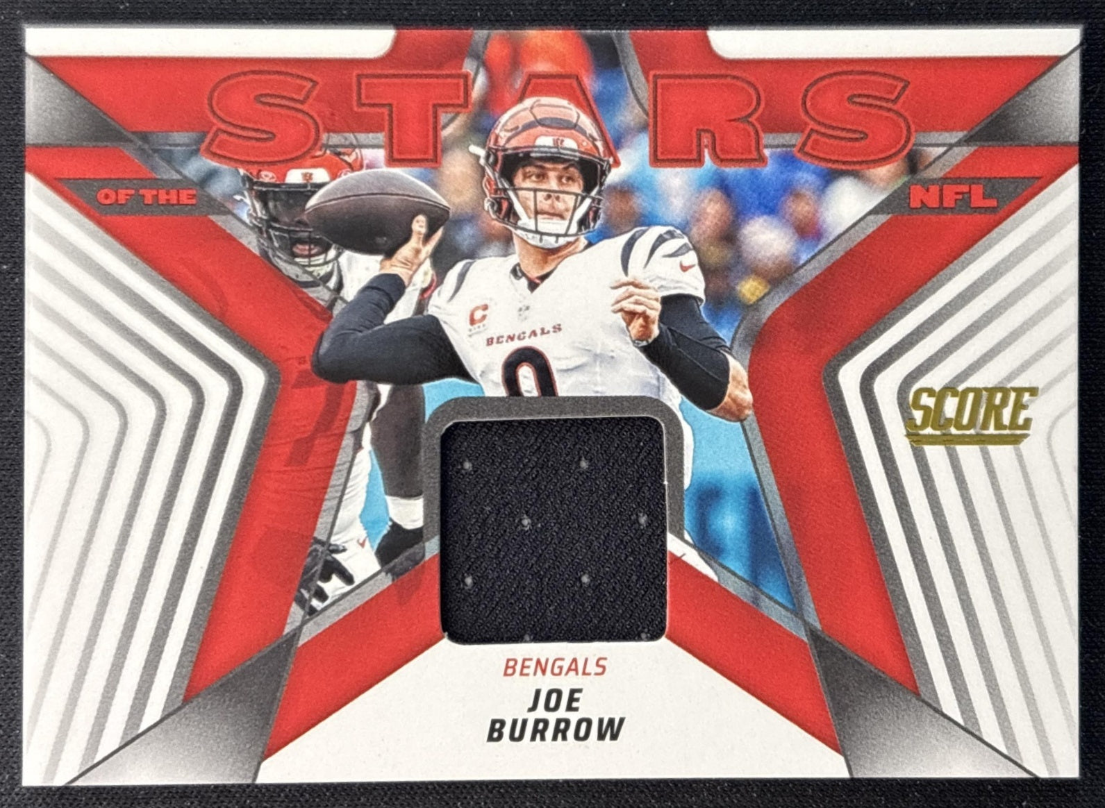 Joe Burrow 2025 Panini Score Stars of the NFL Jersey Bengals Front