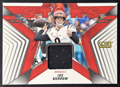 Joe Burrow 2025 Panini Score Stars of the NFL Jersey Bengals Front