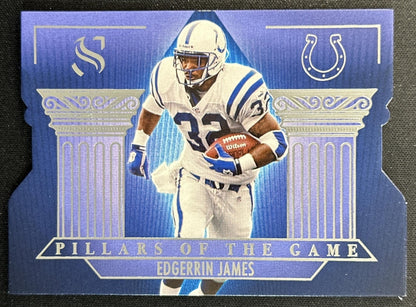 Edgerrin James 2025 Panini Silhouette Pillars of the Game Colts