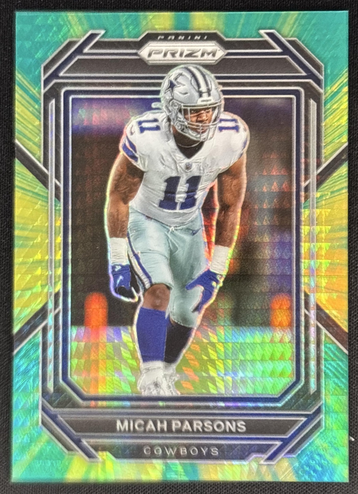 Micah Parsons 2022 Panini Prizm Hyper /175 Cowboys Default Title Sports Trading Cards
