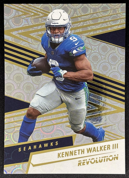 Kenneth Walker III 2025 Panini Revolution Groove Seahawks Default Title Sports Trading Cards
