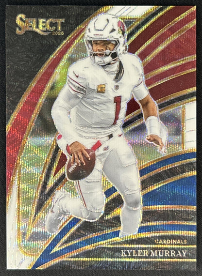 Kyler Murray 2025 Panini Select Club Level Tri-Color Prizm /249 Cardinals front