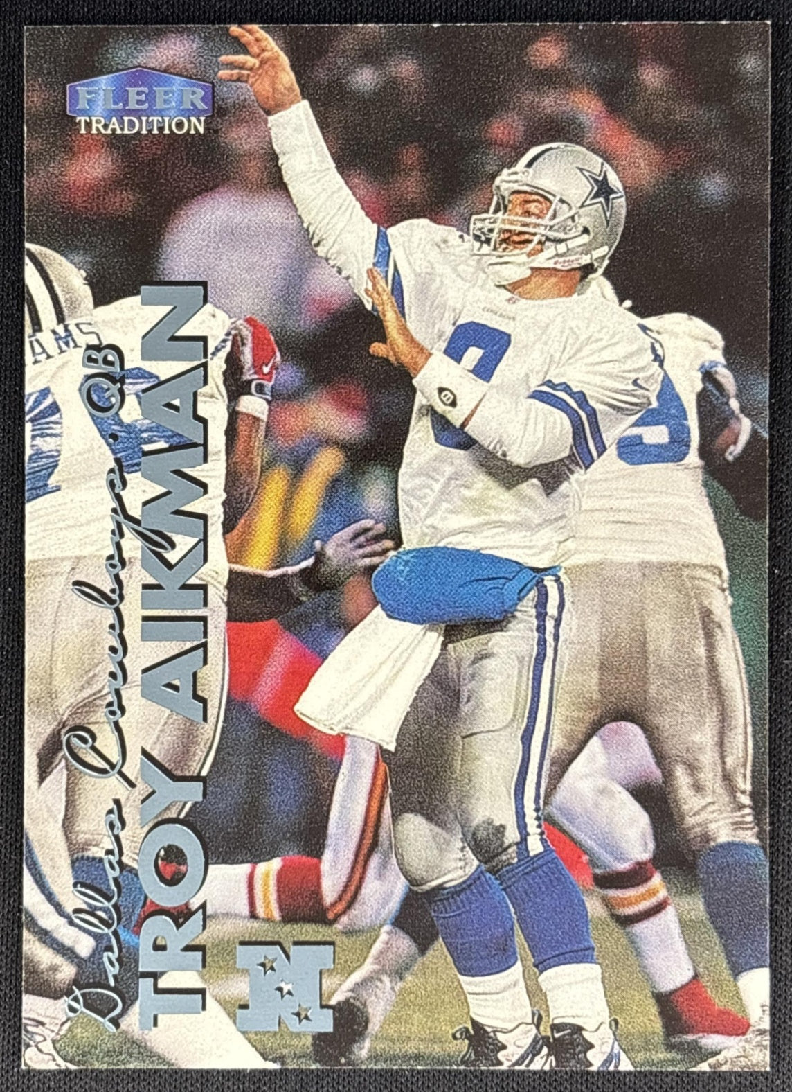 Troy Aikman 1999 Fleer Tradition Cowboys Sports Trading Card