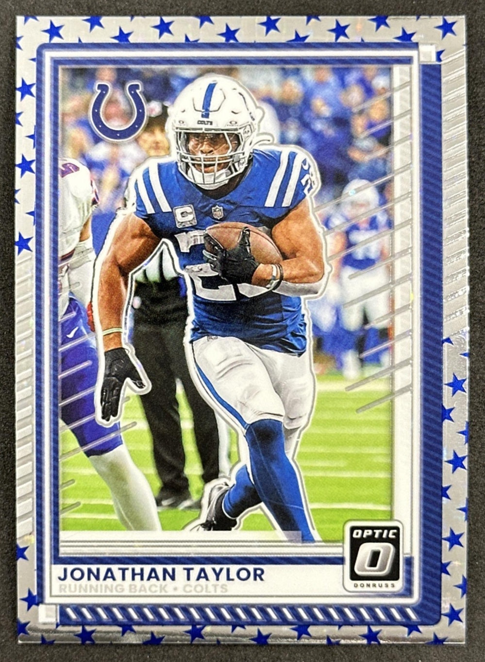Jonathan Taylor 2025 Panini Donruss Optic Stars Prizm Colts Default Title Sports Trading Cards