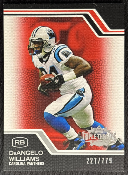 DeAngelo Williams 2008 Topps Triple Threads /779 Panthers front