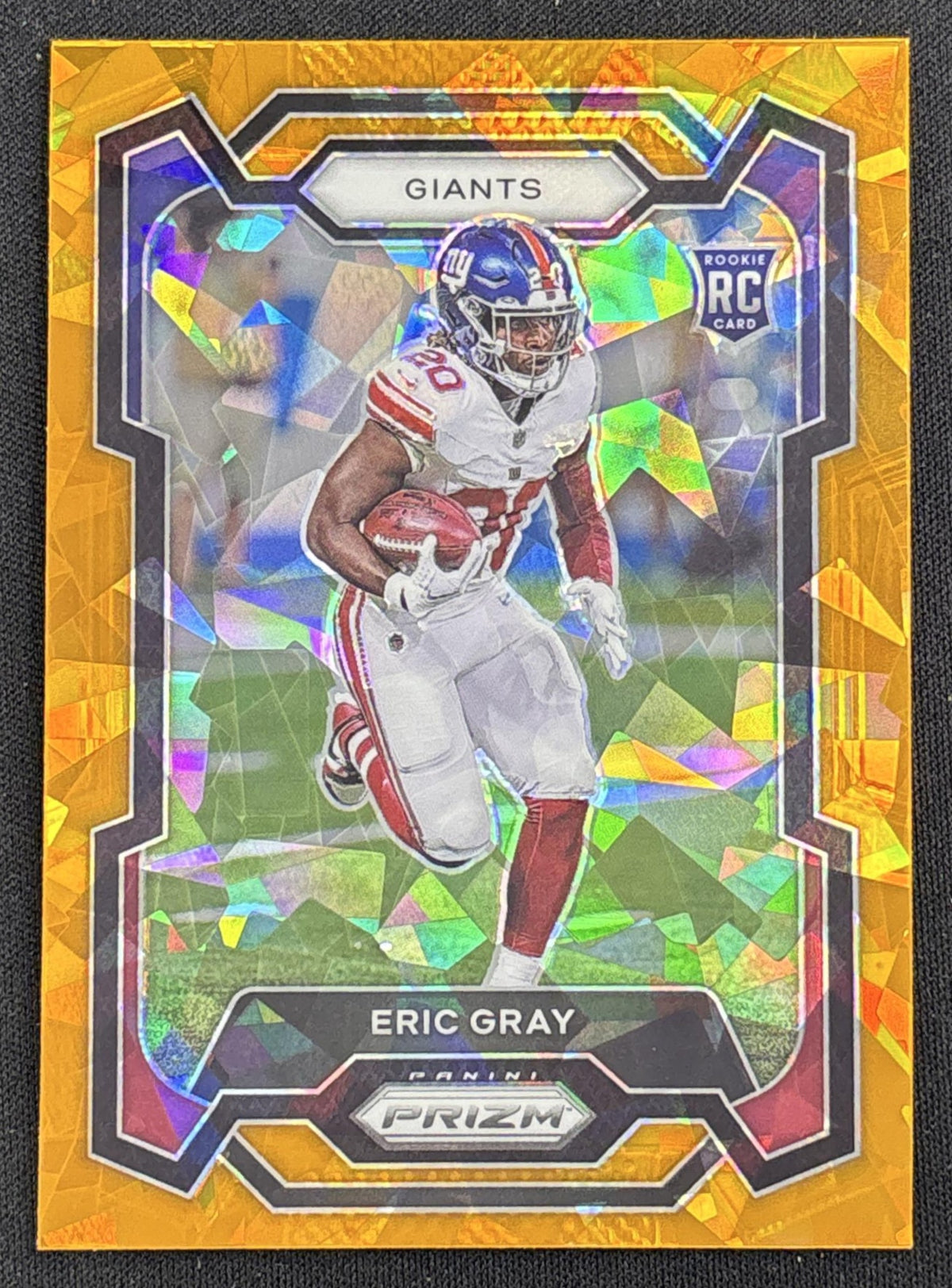 Eric Gray 2023 Panini Prizm Orange Ice Giants