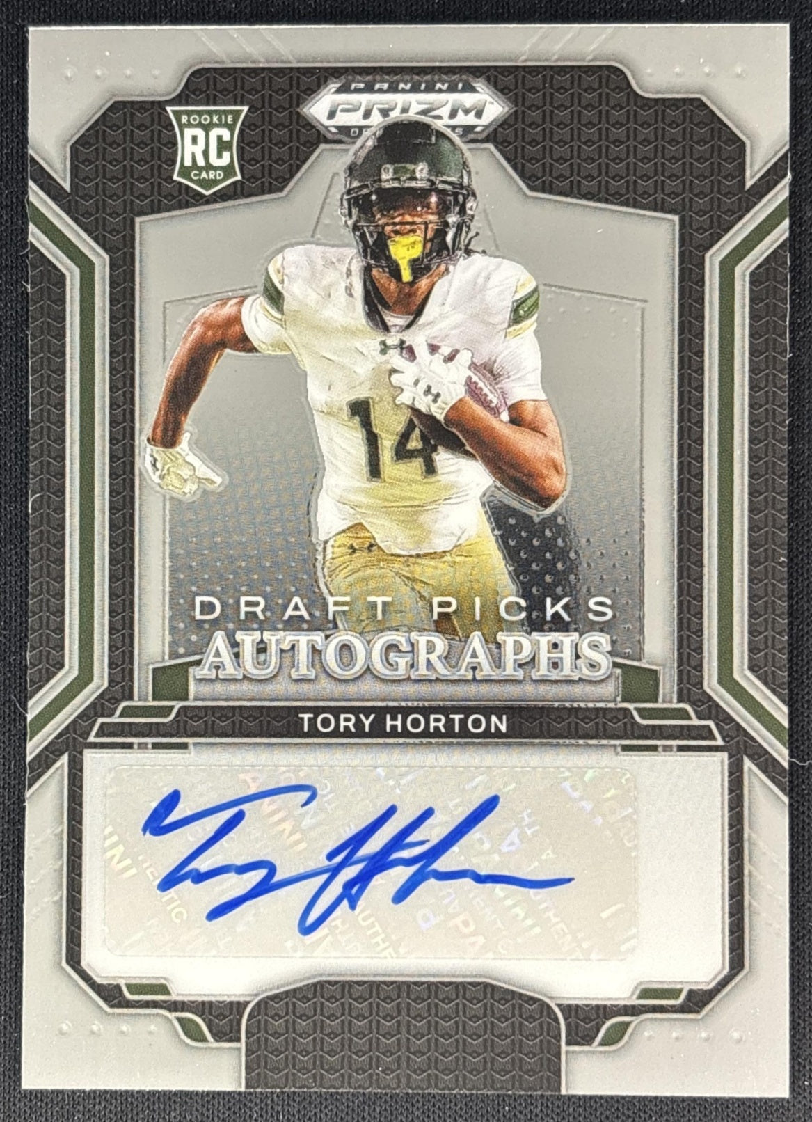 Tory Horton 2025 Panini Prizm Draft Picks Auto Rams front