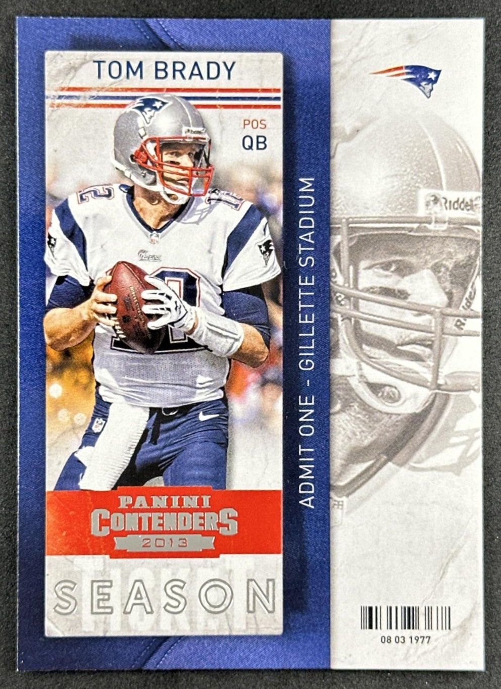 Tom Brady 2013 Panini Contenders Patriots