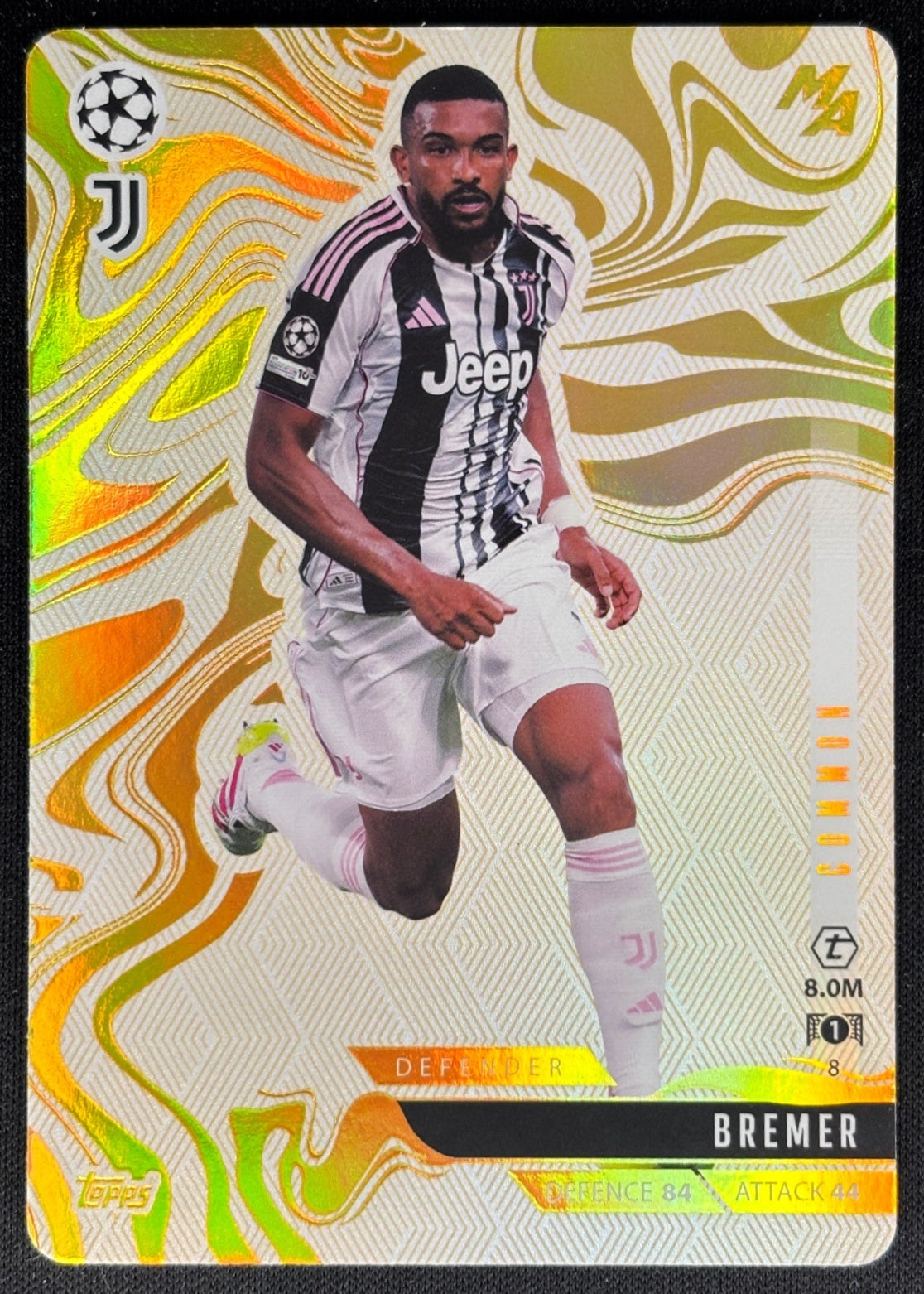 Bremer 2025 Topps Match Attax Madness UEFA Champions League Common Sports Trading Cards