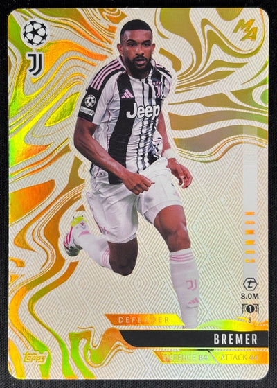 Bremer 2025 Topps Match Attax Madness UEFA Champions League Common Sports Trading Cards