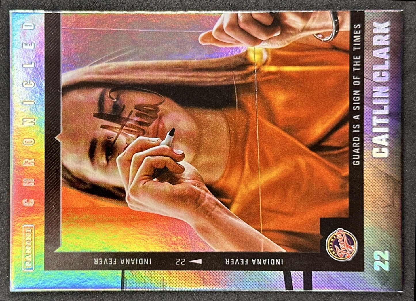 Caitlin Clark 2025 Panini Chronicled Life Style Holo Fever 51 Indiana Fever