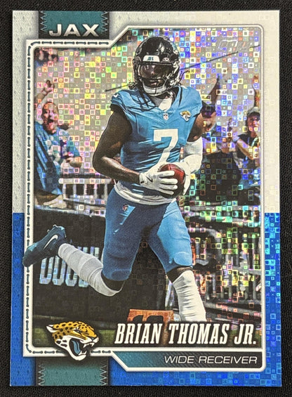 Brian Thomas Jr. 2026 Topps WM White & Blue Jaguars Sports Trading Card