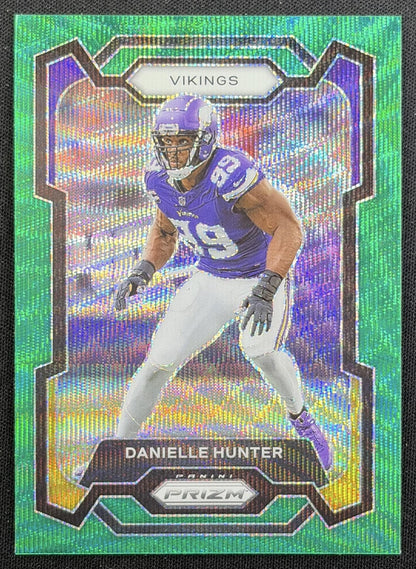 Danielle Hunter 2023 Panini Prizm Green Wave Vikings
