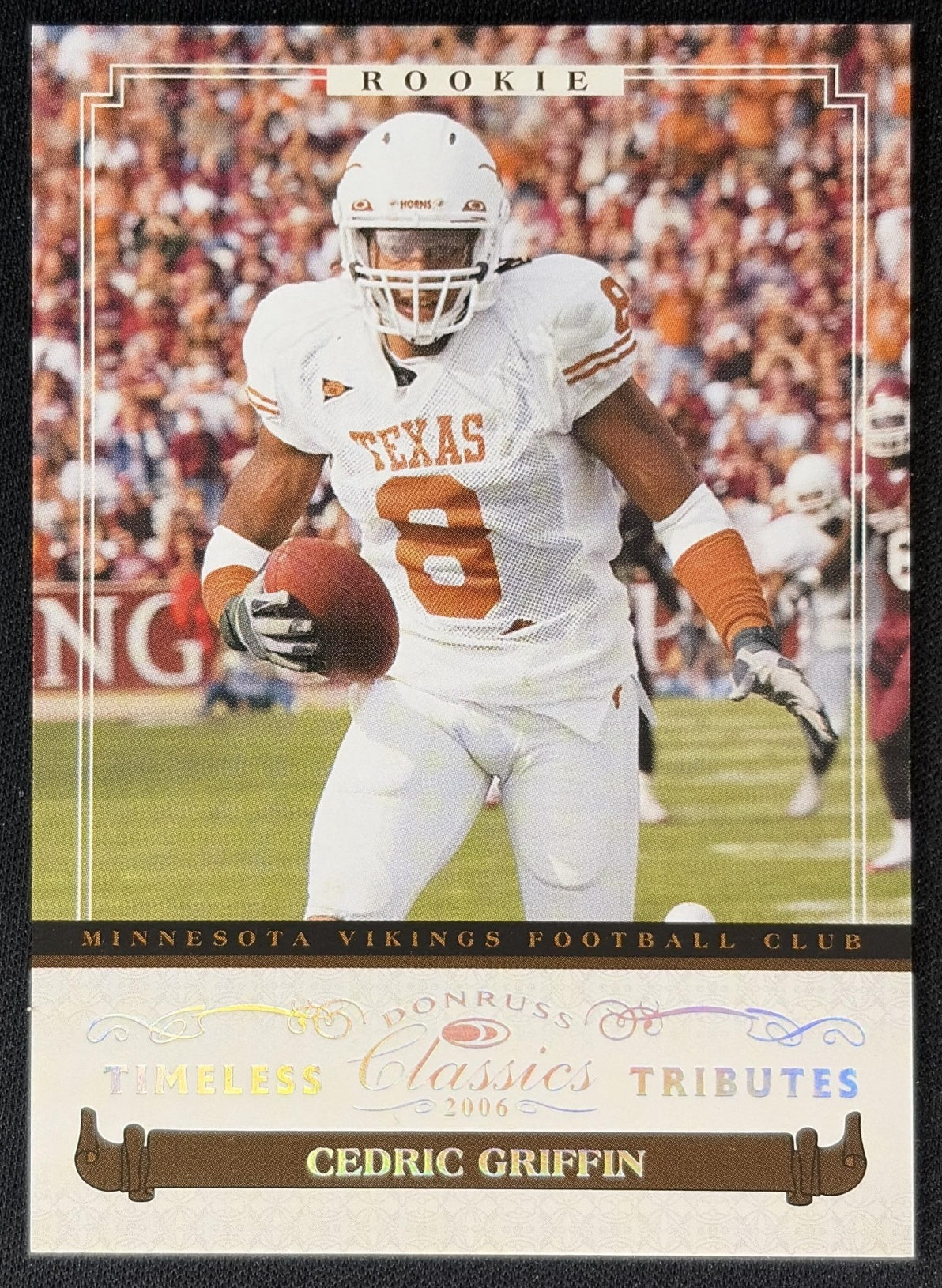 Cedric Griffin 2006 Donruss Classics Timeless Tributes Silver /50 Vikings front