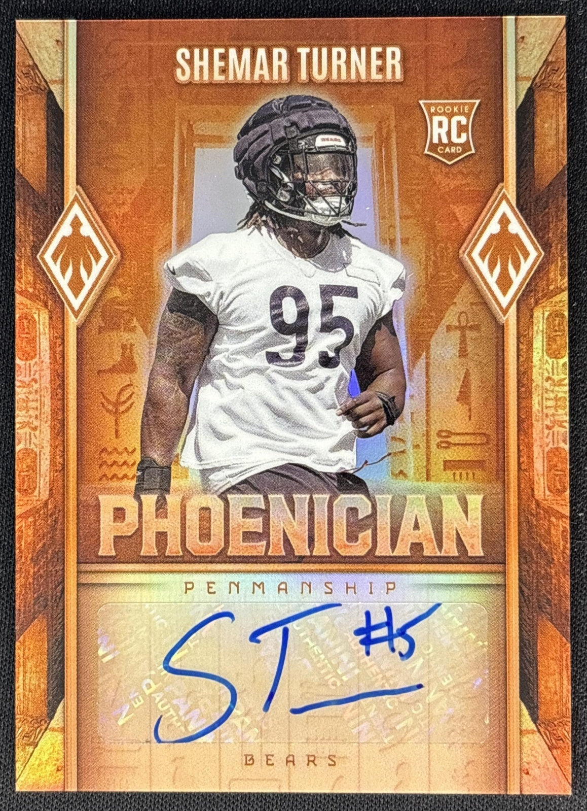 Shemar Turner 2025 Panini Phoenix Phoenician Penmanship Bears