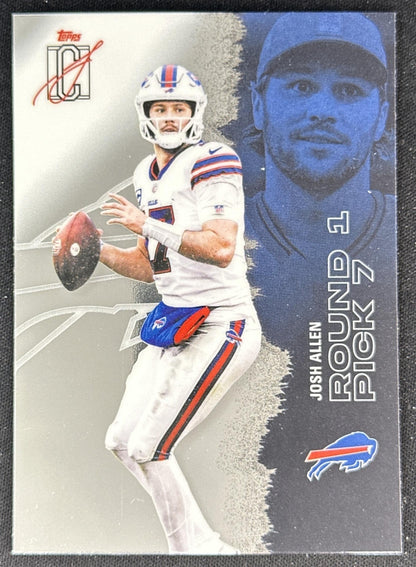Josh Allen 2025 Topps Signature Class Chrome Veteran Bills front