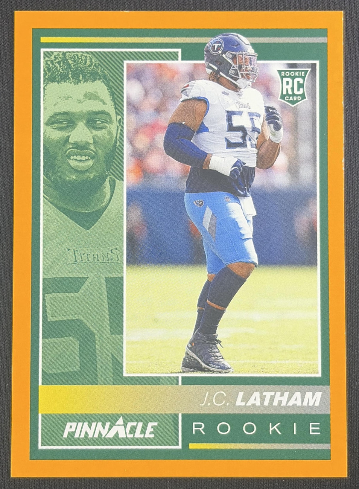 J.C. Latham 2024 Panini Encore Orange /99 Titans Tennessee Titans