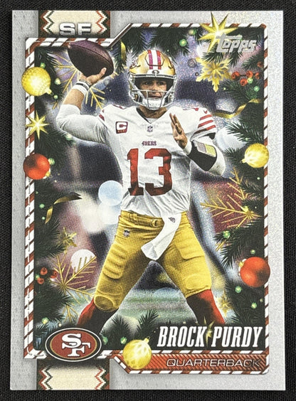 Brock Purdy 2026 Topps Holiday Back Variation 49ers - Front
