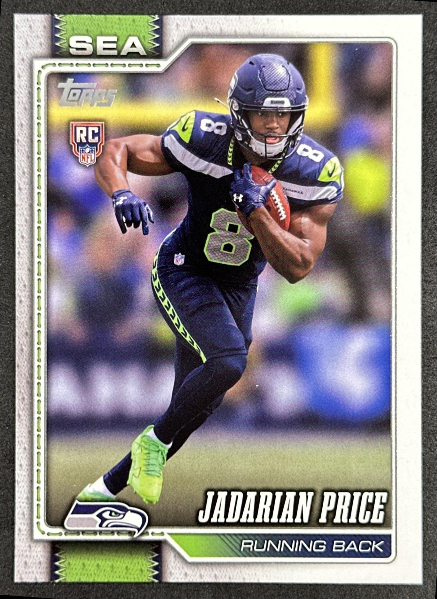 Jadarian Price 2026 Topps Flagship Rookie Seahawks Sports Trading Card