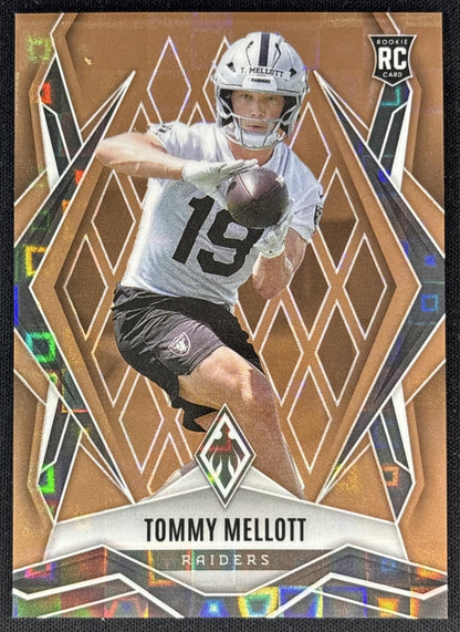 Tommy Mellott 2025 Panini Phoenix Bronze Pandora Prizm /125 Raiders Front