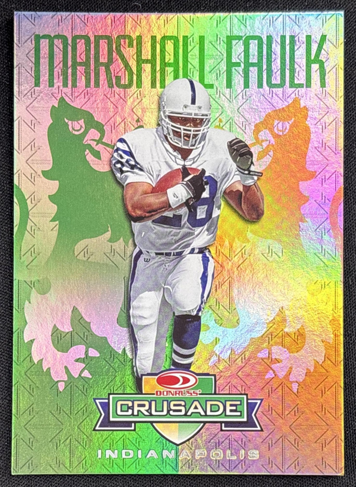 Marshall Faulk 2026 Panini 90s Pop Culture Crusade Colts