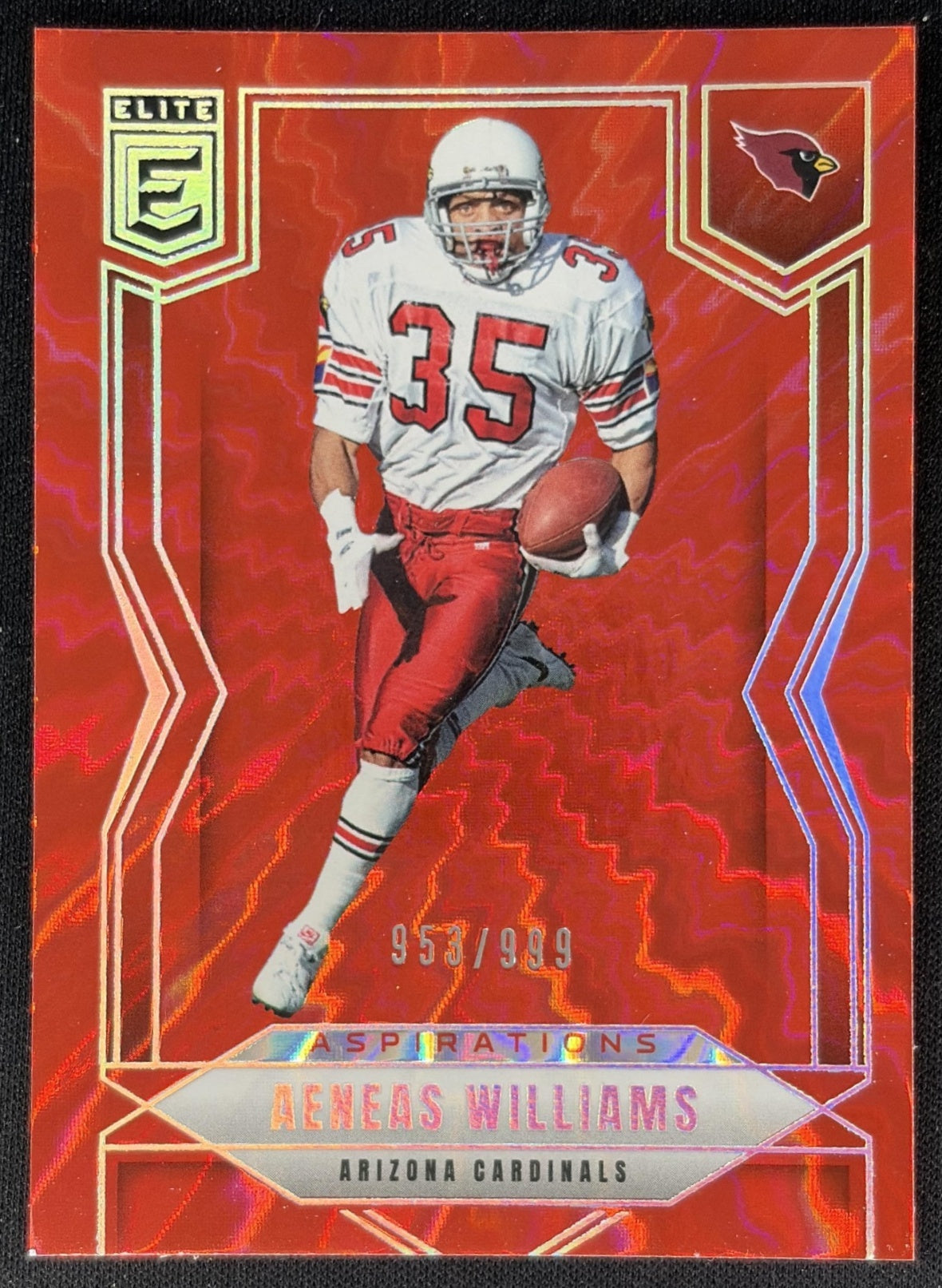 Aeneas Williams 2025 Panini Donruss Elite Aspirations Shimmer /999 Cardinals front