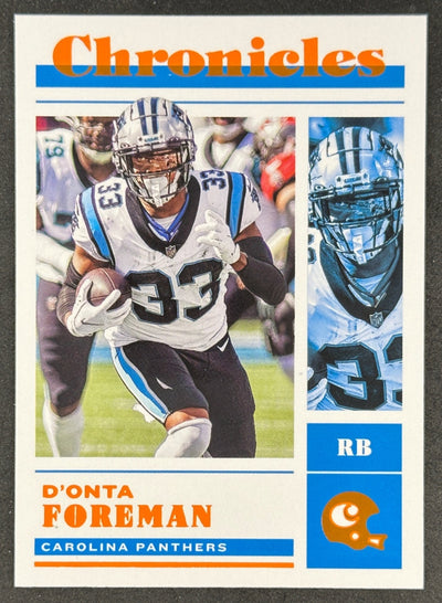 D’Onta Foreman 2022 Chronicles Orange Titans Sports Trading Card