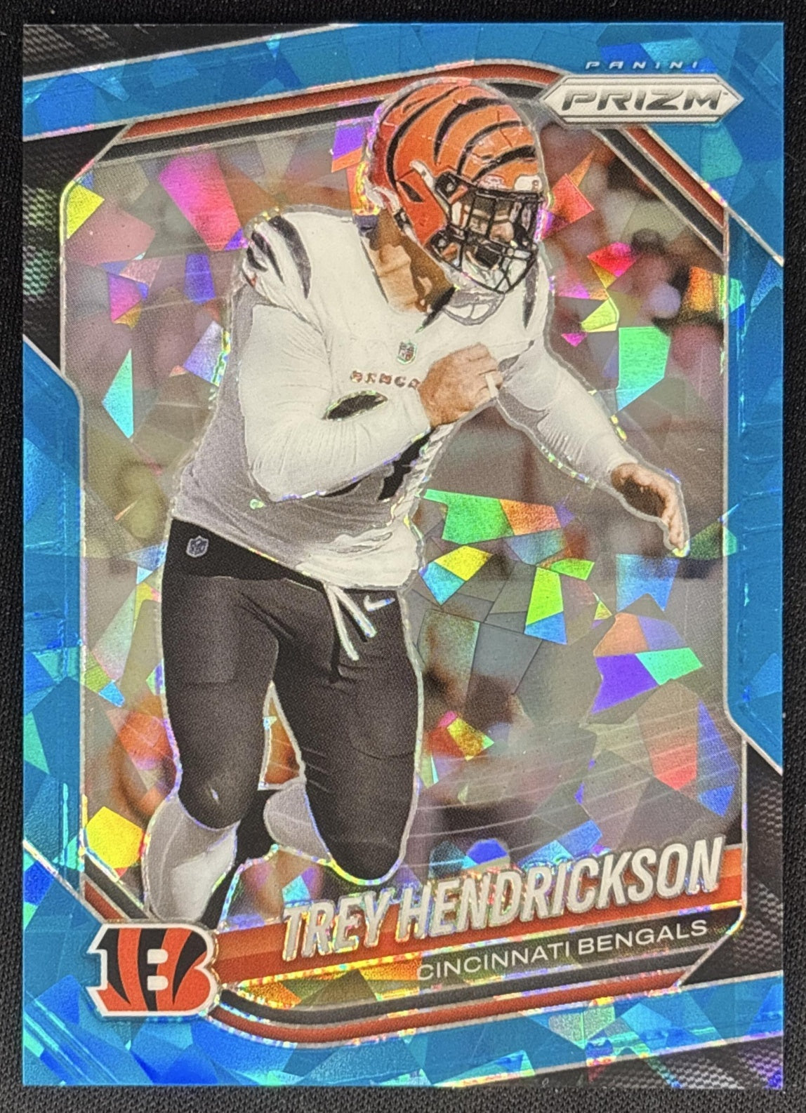 Trey Hendrickson 2025 Panini Prizm Blue Ice /99 Bengals Sports Trading Cards