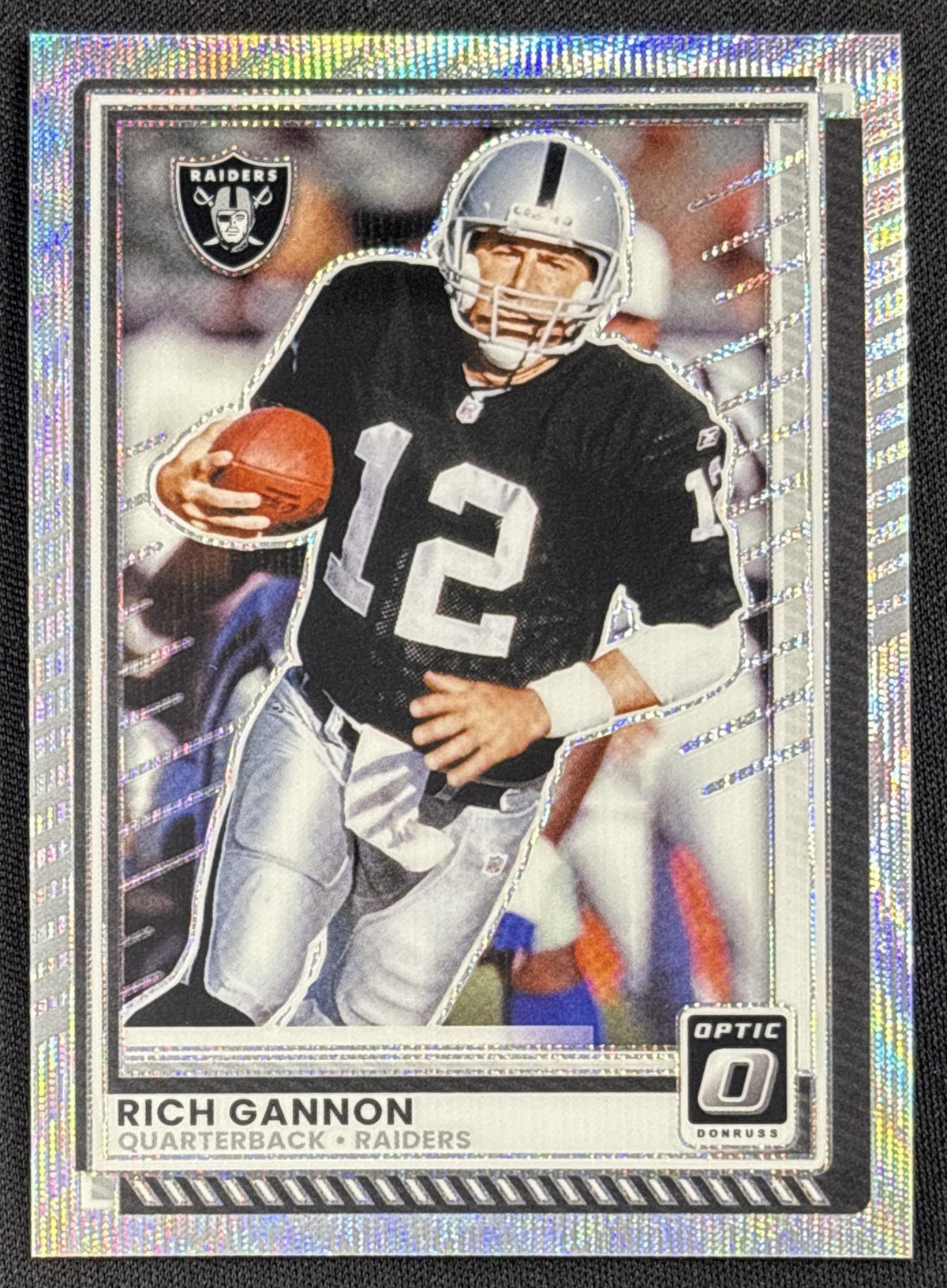 Rich Gannon 2025 Panini Donruss Optic Wave Prizm /300 Raiders