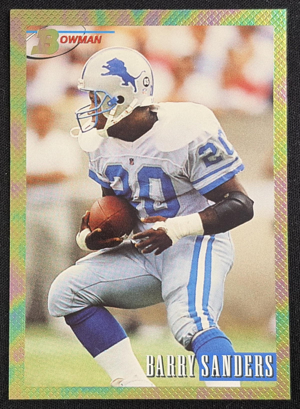 Barry Sanders 1993 Bowman Lions Sports Trading Card