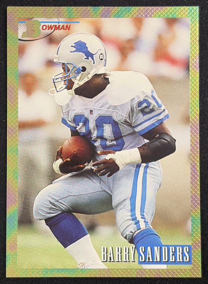 Barry Sanders 1993 Bowman Lions Sports Trading Card