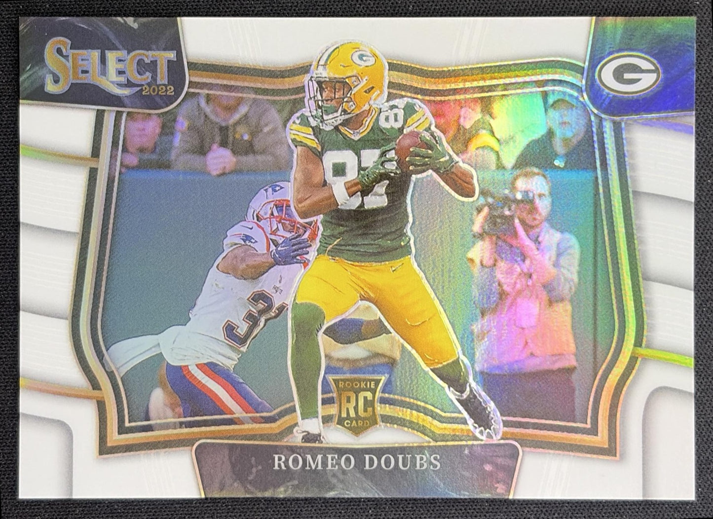 Romeo Doubs 2022 Panini Select White Prizm /35 Packers