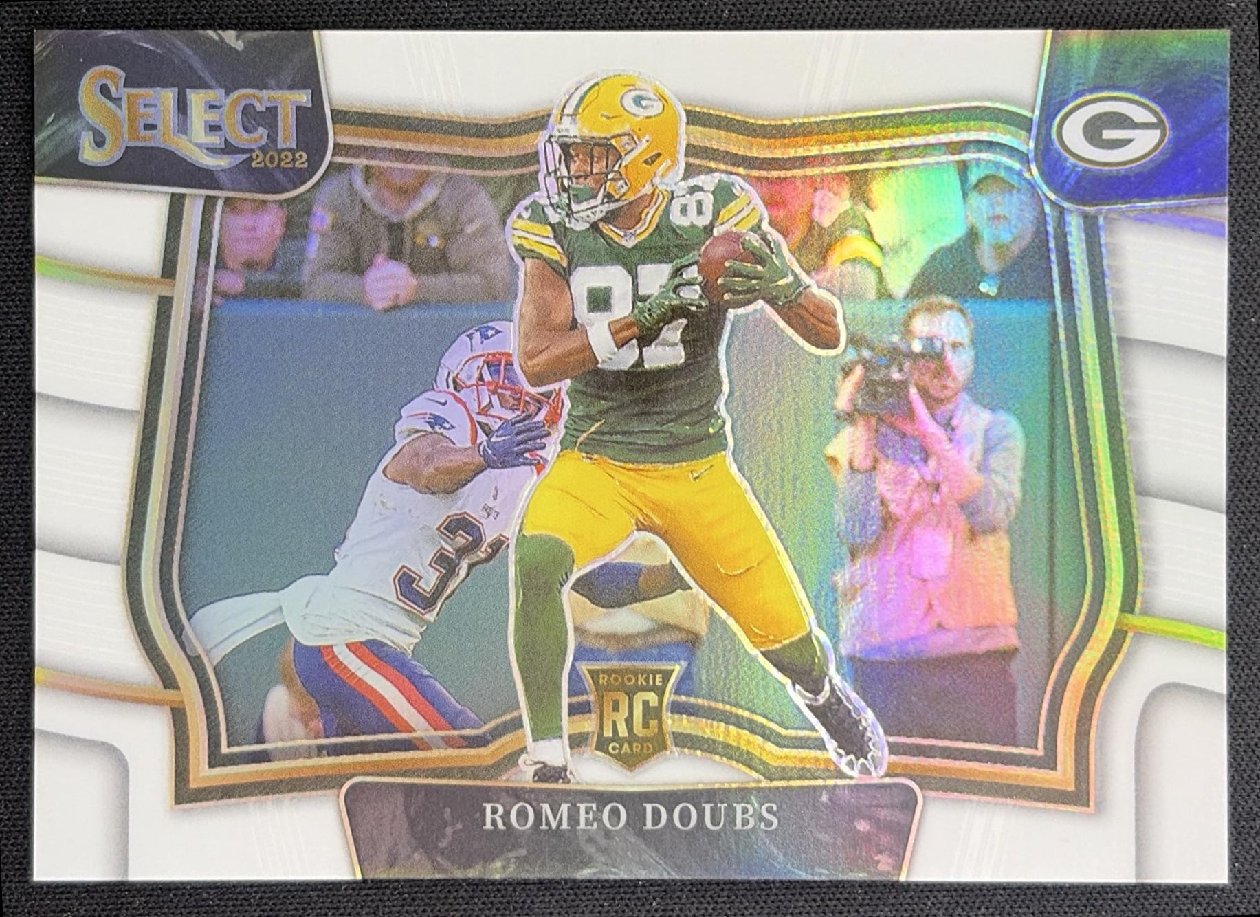 Romeo Doubs 2022 Panini Select White Prizm /35 Packers