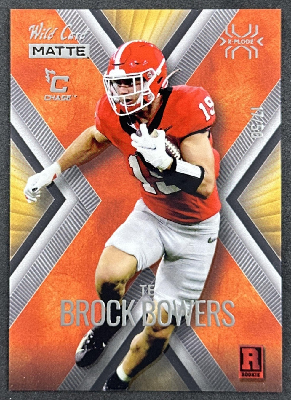 Brock Bowers 2023 Wild Card Matte /50 Raiders