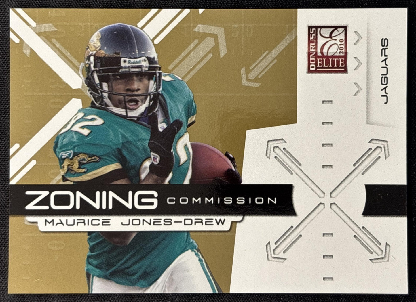 Maurice Jones-Drew 2010 Panini Donruss Elite Zoning Commission Gold /999 Jaguars