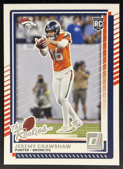 Jeremy Crawshaw 2025 Panini Donruss Rookies & Highlights Broncos Sports Trading Cards