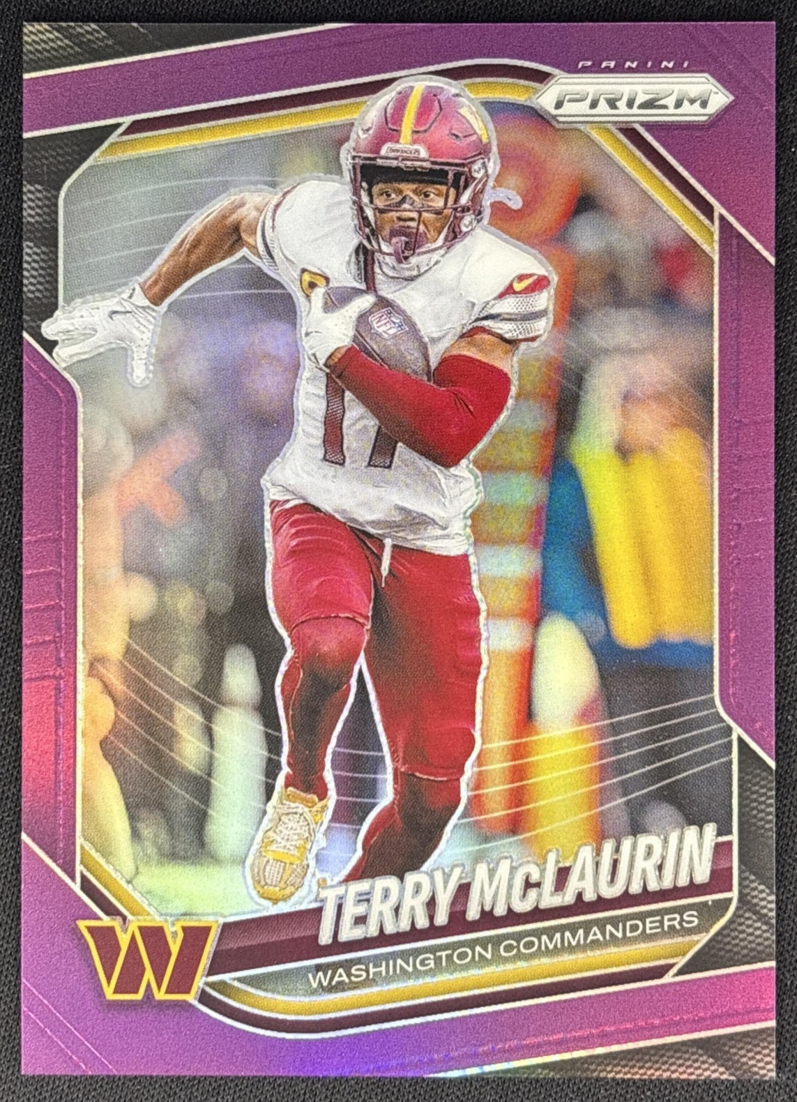 Terry McLaurin 2025 Panini Prizm Purple /125 Commanders Sports Trading Cards