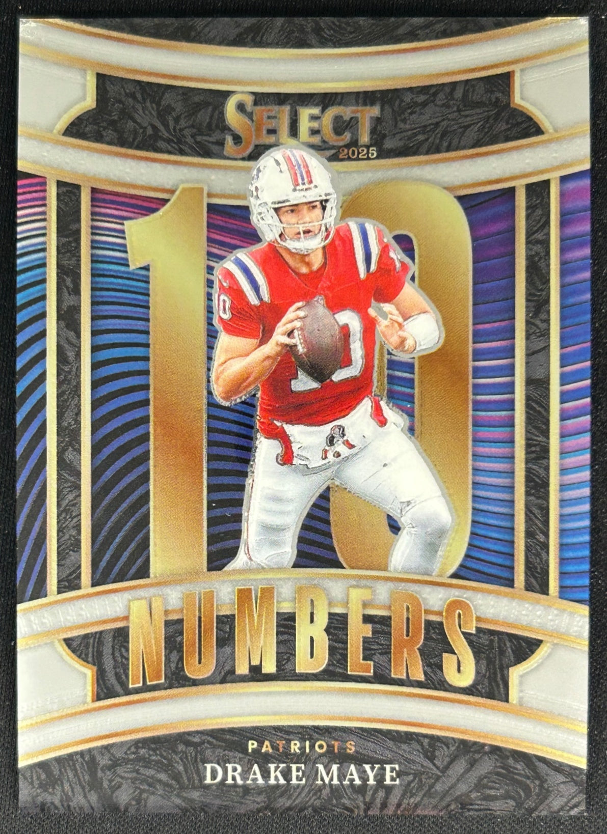Drake Maye 2025 Panini Select Numbers Patriots Sports Trading Cards